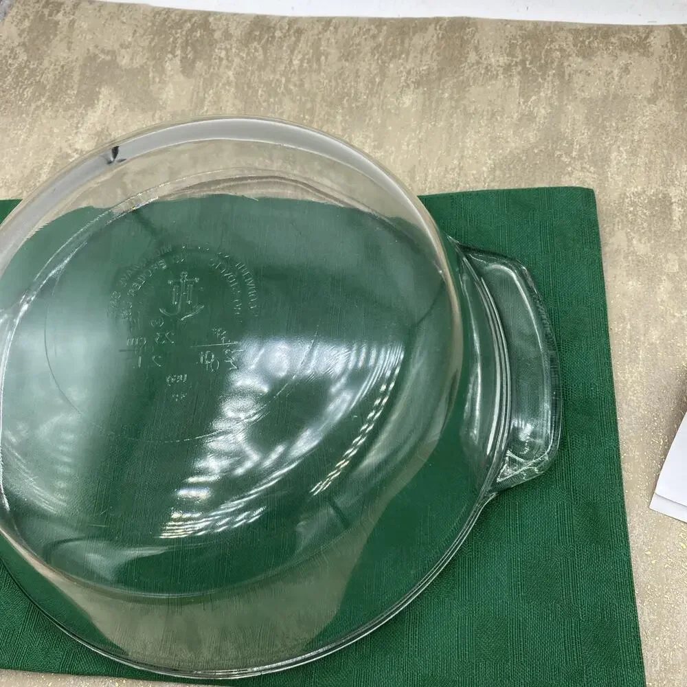 Anchor Hocking 2 Qt Round Glass Casserole Dish Oven & Microwave Safe Clear